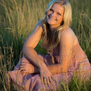 Free People Pink Maxi Dress